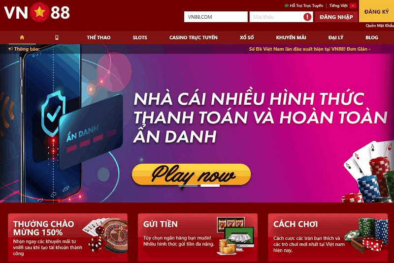 VN88 là website cá độ bóng đá dành cho tay chơi Việt